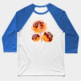 Takoyaki Sticks Baseball T-Shirt